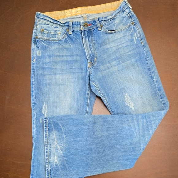 TREVERO Men's 34 X 34 Blue Straight Bootcut Jeans - Picture 1 of 7